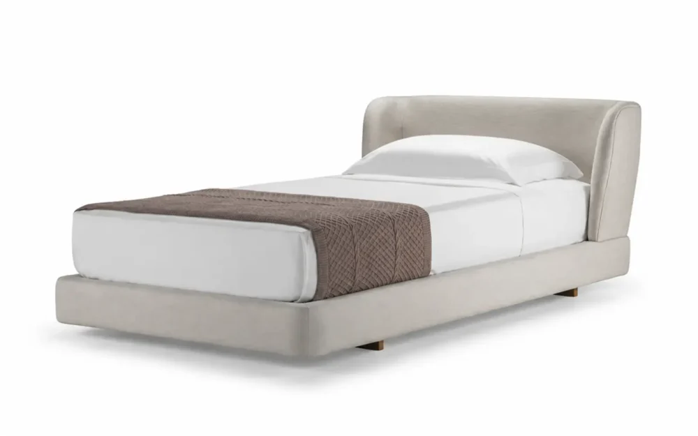 Cama Estofada Solteiro Duna