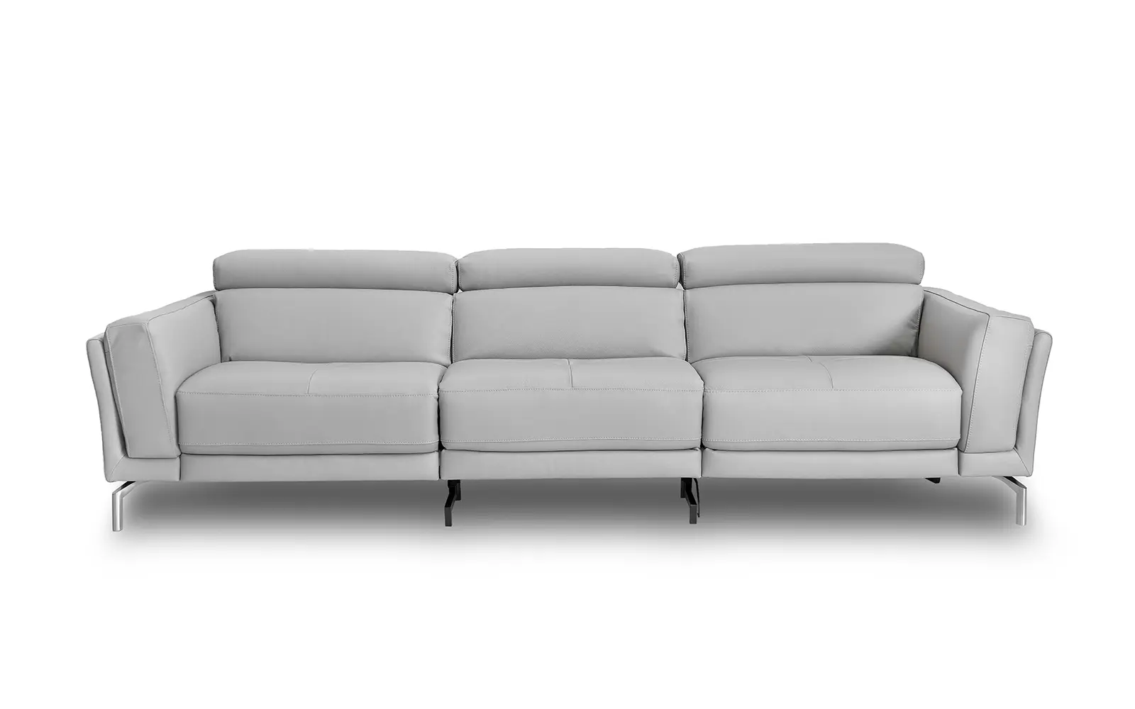 Sofá Elétrico U239 3 Módulos em Couro Natural 10BZ