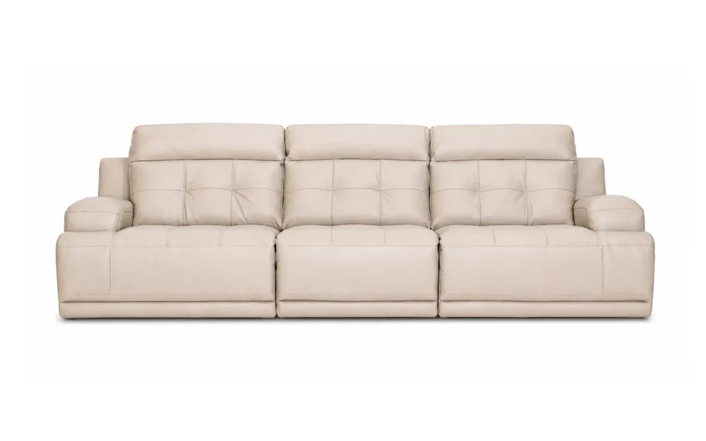 Sofá U108 em Couro 3 Módulos Elétricos 10BS