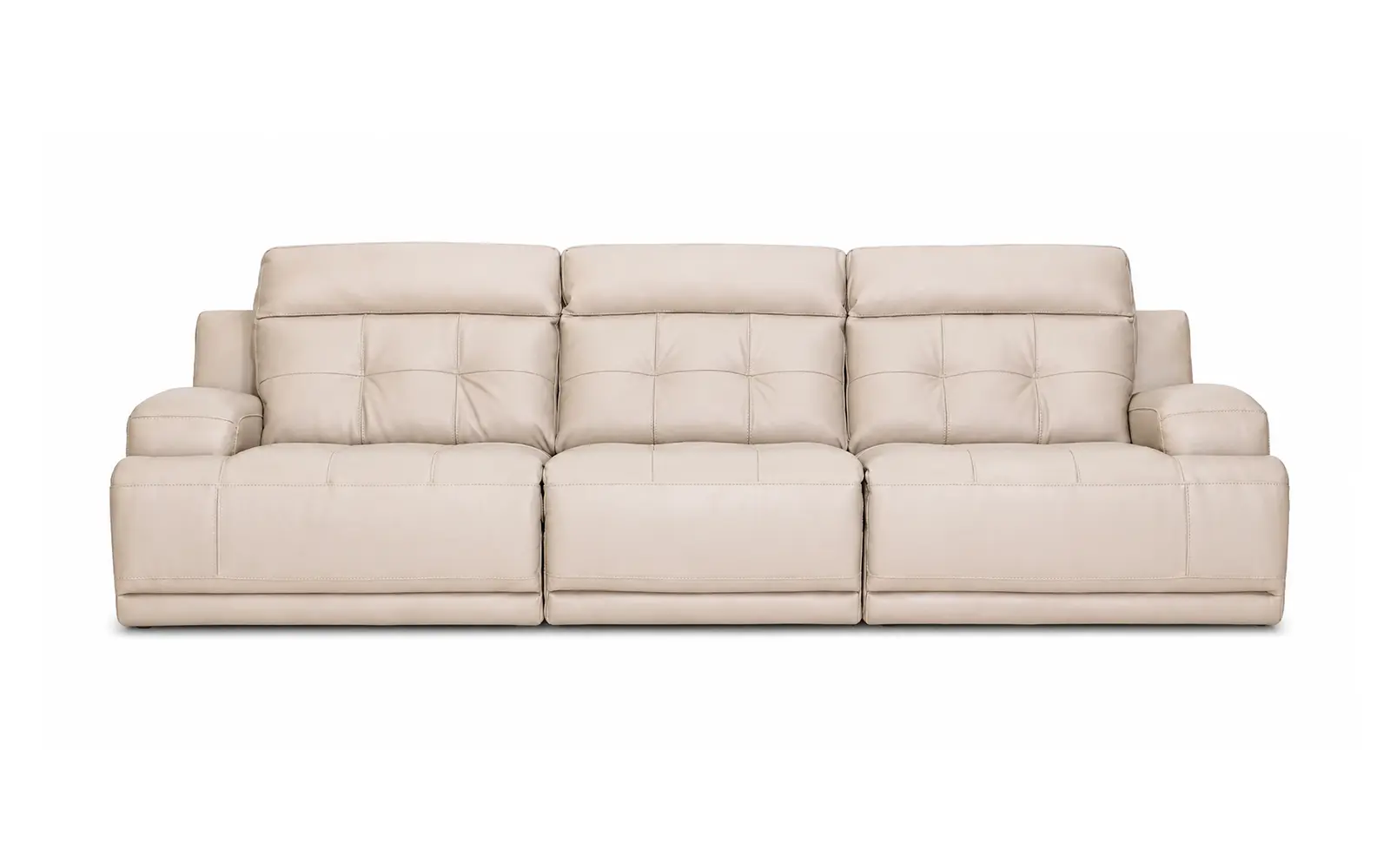 Sofá U108 em Couro 3 Módulos Elétricos 10BS