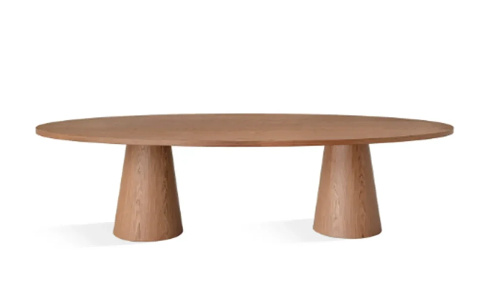 Mesa de Jantar Anapolis Tampo Oval