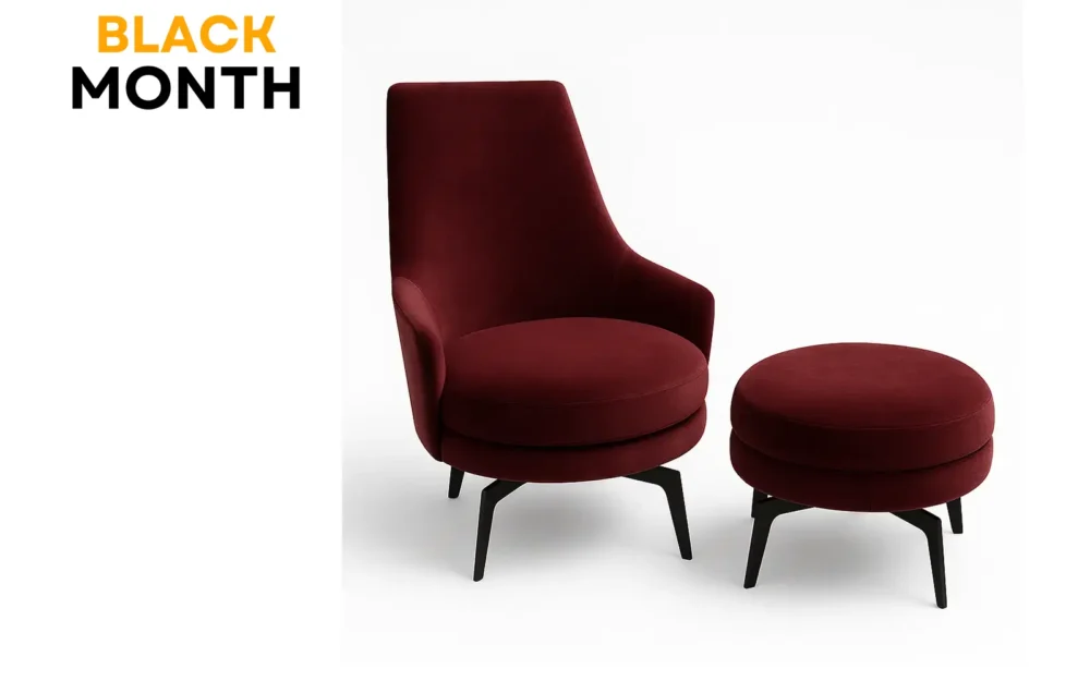 Poltrona e Puff Elle