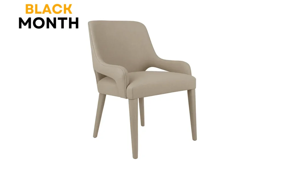 Cadeira Alba com braço - 2 unidades