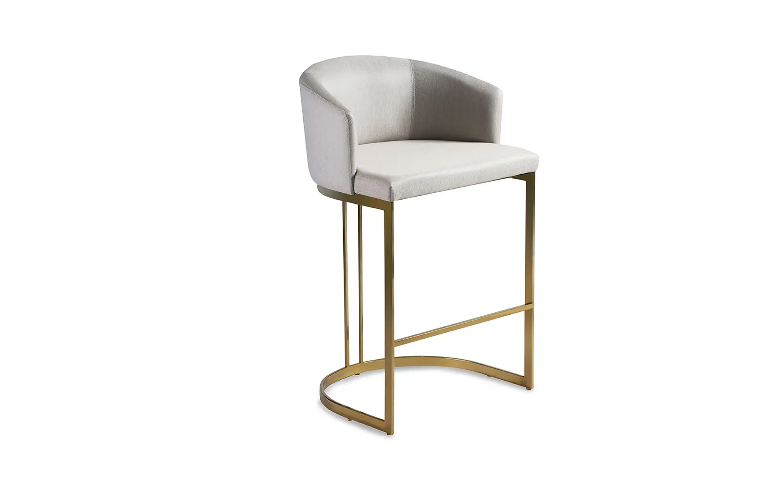 Banqueta Fixa Ragazza em aço inox