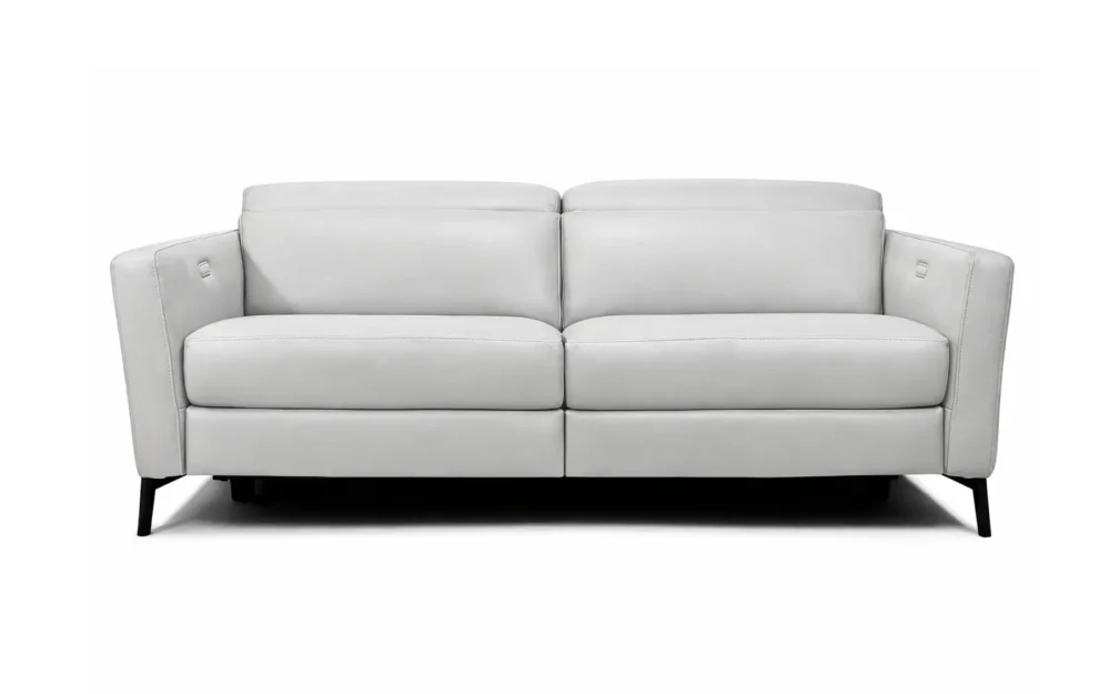 Sofá Elétrico Z385 2 módulos em Couro Natural 10BZ