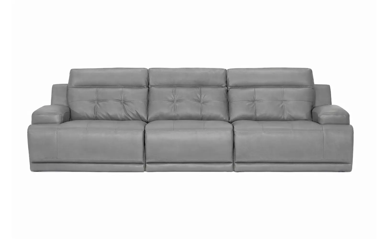 Sofá U108 em Couro 3 Módulos Elétricos 10BK