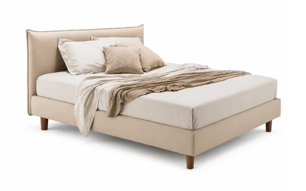 Cama Estofada Casal Slim